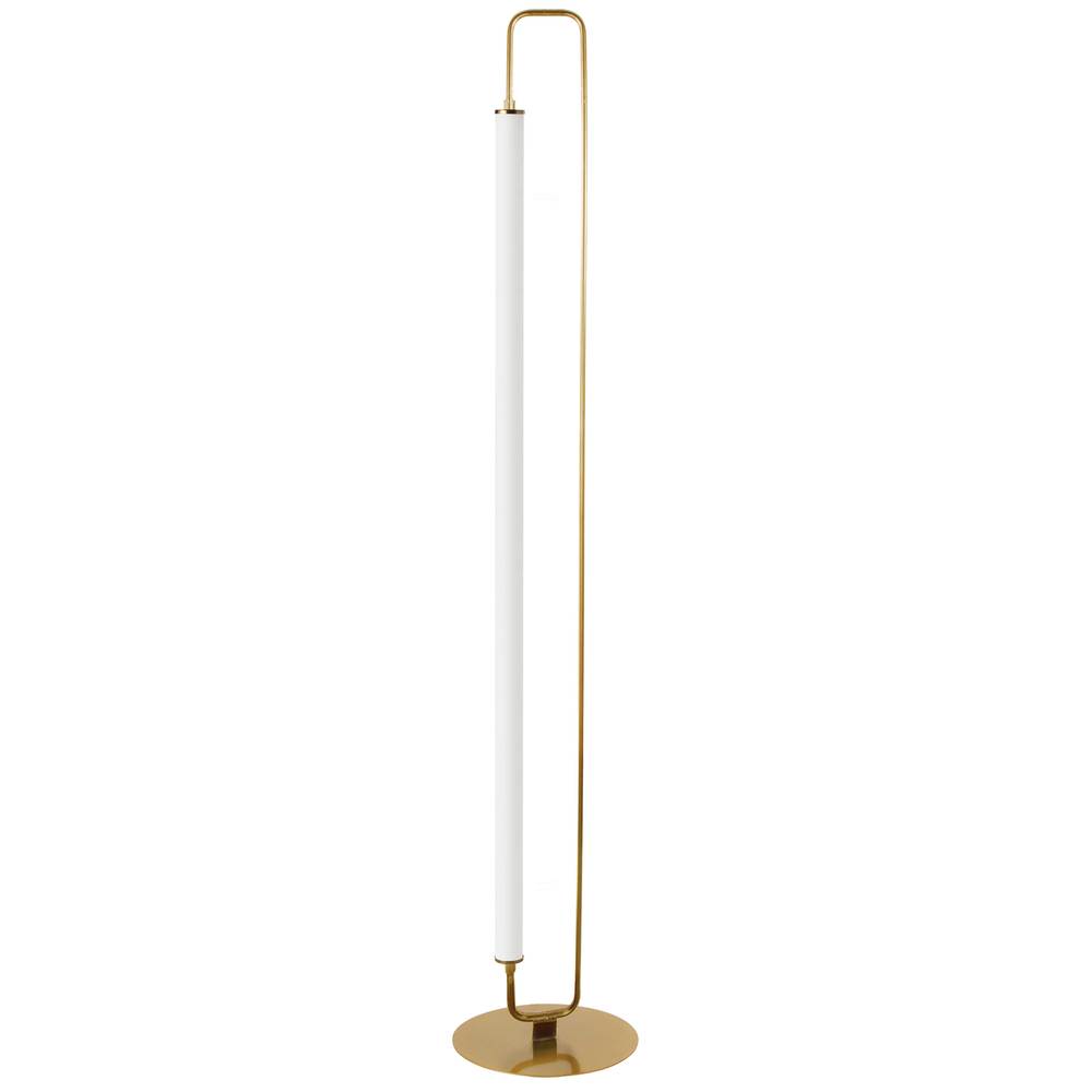 28W Floor Lamp, AGB w/ WH Acrylic