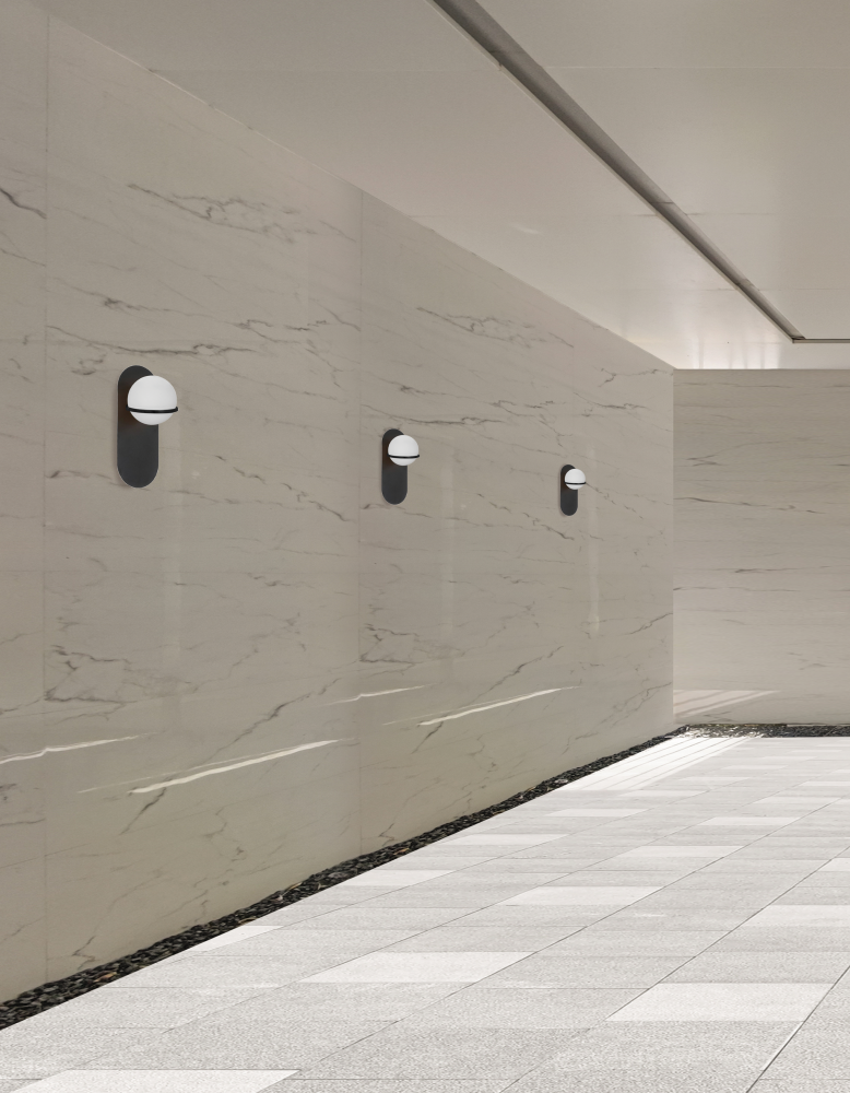 1LT Wall Sconce, MB w/ WH Glass