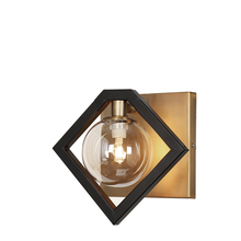 Dainolite GLA-91W-MB-VB - 1LT Halogen Wall Sconce MB & VB w/ Champg Glass