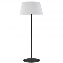 Dainolite GTC-R631F-MB-WH - 1LT Rnd Base Floor Lamp, MB w/ WH Shade