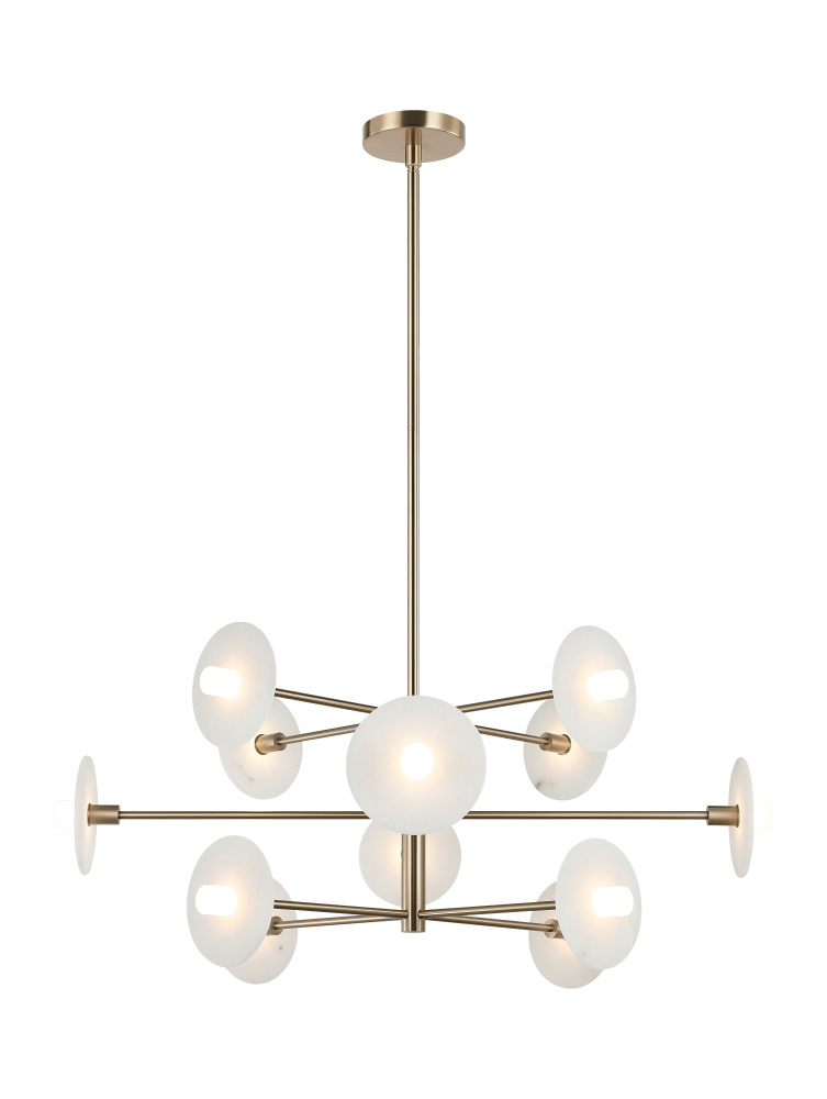 Monument Pendant Champagne Gold