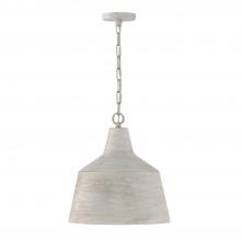 Capital Canada 335311SC - 1-Light Tapered Metal Pendant in Stucco