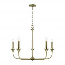 Capital Canada 448951AD - 5-Light Chandelier