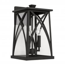 Capital Canada 946531BK - Three Light Outdoor Wall Lantern