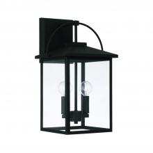 Capital Canada 948021BK - 2-Light Outdoor Wall-Lantern