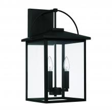 Capital Canada 948031BK - 3-Light Outdoor Wall-Lantern