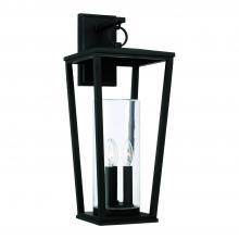 Capital Canada 948131BK - 3-Light Outdoor Wall-Lantern