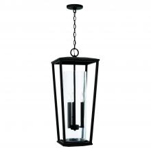Capital Canada 948132BK - 3-Light Outdoor Hanging-Lantern