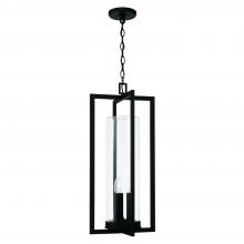 Capital Canada 948232BK - 3-Light Outdoor Hanging-Lantern