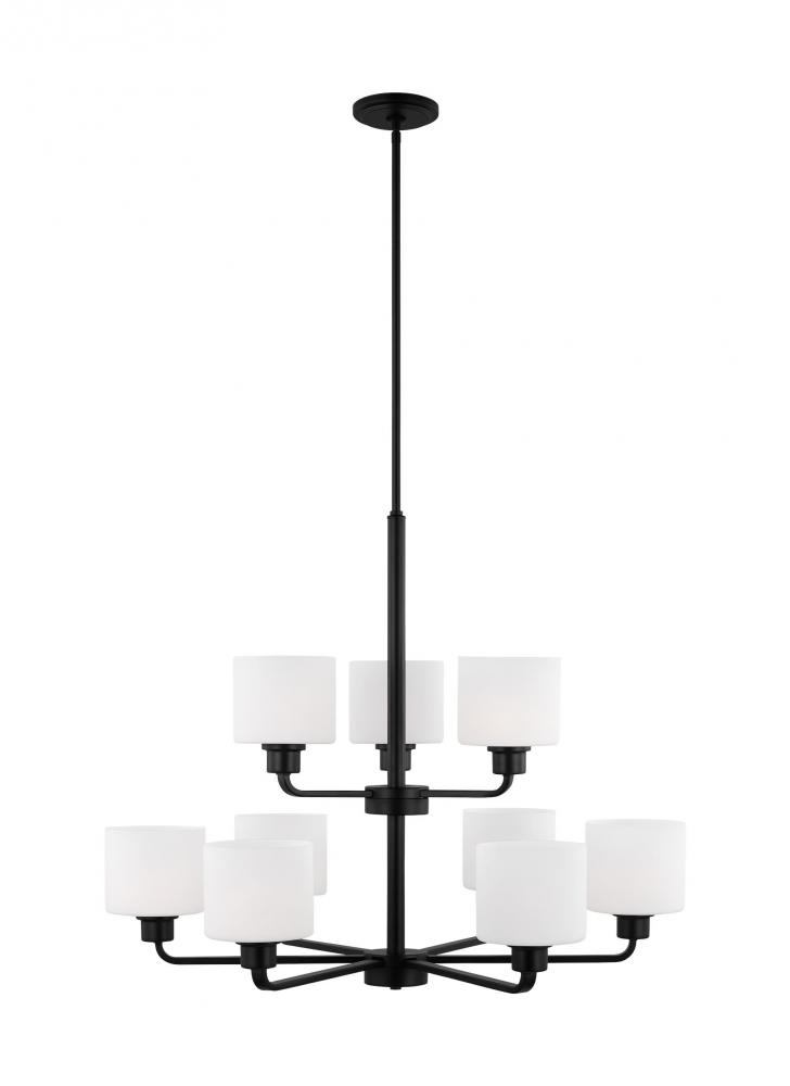 Canfield Nine Light Chandelier