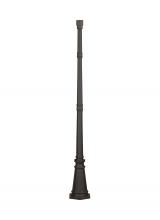 Generation Lighting 8120-12 - Cast Aluminum Post in Black Finish