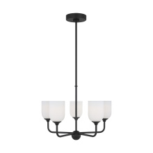 Generation Lighting GLC1085EN3/MBK - Emile Medium Chandelier