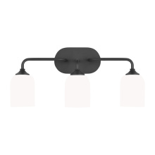 Generation Lighting GLV1023EN3/MBK - Emile Large Vanity