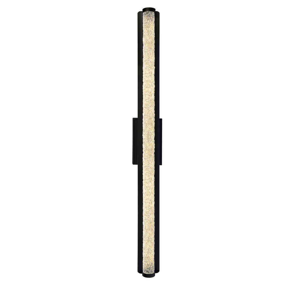 Fiji Integrated LED Black Outdoor Wall Light