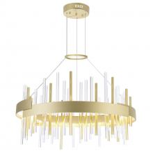 CWI Lighting 1245P26-602 - Millipede 26 in LED Satin Gold Chandelier