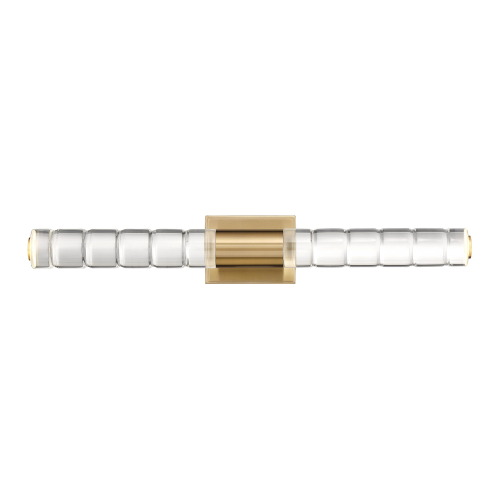 Beale LED Bathroom Vanity Light in Noble Brass