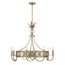 Savoy House Canada 1-1205-8-127 - Hearst 8-Light Chandelier in Noble Brass