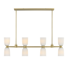 Savoy House Canada 1-1249-8-127 - Baldwin 8-Light Linear Chandelier in Noble Brass