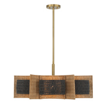 Savoy House Canada 1-1466-6-322 - Espacio 6-Light Chandelier in Warm Brass by Breegan Jane