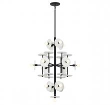 Savoy House Canada 1-1592-15-50 - Amani 15-Light Chandelier in Black Cashmere