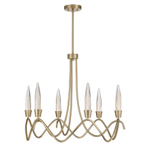 Savoy House Canada 1-1798-6-127 - Sofia 6-Light Chandelier in Noble Brass