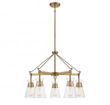 Savoy House Canada 1-1832-5-322 - Lakewood 5-Light Chandelier in Warm Brass