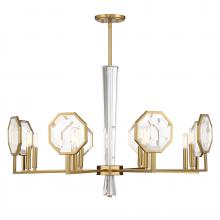 Savoy House Canada 1-2218-8-322 - Leighton 8-Light Chandelier in Warm Brass