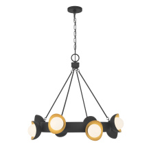 Savoy House Canada 1-2411-8-343 - Pierson 8-Light Chandelier in Black Cashmere and True Gold