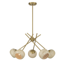 Savoy House Canada 1-2968-5-322 - Jasper 5-Light Chandelier in Warm Brass