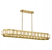 Savoy House Canada 1-3165-8-322 - Gideon 8-Light Linear Chandelier in Warm Brass