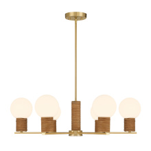 Savoy House Canada 1-4080-6-322 - Jarrell 6-Light Chandelier in Warm Brass