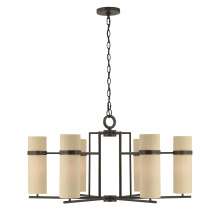 Savoy House Canada 1-4562-6-15 - Weston 6-Light Chandelier in Mediterranean Bronze by Dann Foley