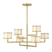 Savoy House Canada 1-6492-6-328 - Mariquita 6-Light Chandelier in Spun Gold by Breegan Jane