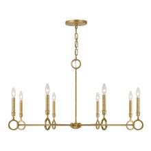 Savoy House Canada 1-6847-8-93 - Noah 8-Light Chandelier in Gold Armory by Breegan Jane