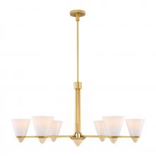 Savoy House Canada 1-7266-6-322 - Kohlman 6-Light Chandelier in Warm Brass