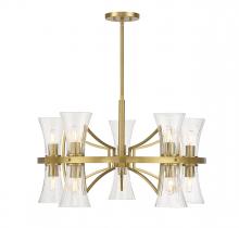 Savoy House Canada 1-9704-10-322 - Bennington 10-Light Chandelier in Warm Brass