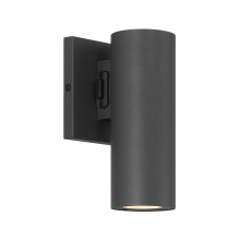 Savoy House Canada 5-CYL-1-5CCT-BK - Kelley 1-Light LED 5CCT Cylinder Exterior Light in Black