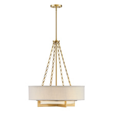 Savoy House Canada 7-4999-4-322 - Brentwood 4-Light Pendant in Warm Brass