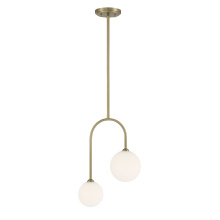 Savoy House Canada 7-5981-2-127 - Chester 2-Light Pendant in Noble Brass