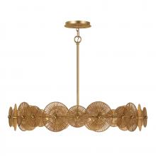 Savoy House Canada 7-6381-5-60 - Abbott 5-Light Pendant in Distressed Gold by Breegan Jane