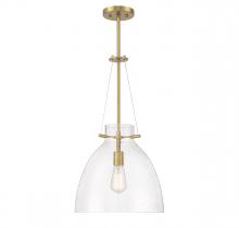 Savoy House Canada 7-7006-1-322 - Foster 1-Light Pendant in Warm Brass