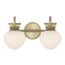 Savoy House Canada 8-1028-2-127 - Melbourne 2-Light Bathroom Vanity Light in Noble Brass
