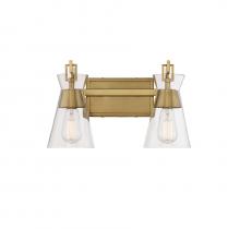 Savoy House Canada 8-1830-2-322 - Lakewood 2-Light Bathroom Vanity Light in Warm Brass