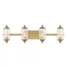 Savoy House Canada 8-3024-4-322 - Holton 4-Light Bathroom Vanity Light in Warm Brass