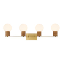 Savoy House Canada 8-4081-4-322 - Jarrell 4-Light Bathroom Vanity Light in Warm Brass