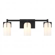 Savoy House Canada 8-4128-3-BK - Caldwell 3-Light Bathroom Vanity Light in Matte Black