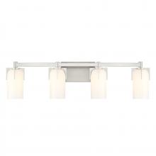 Savoy House Canada 8-4128-4-SN - Caldwell 4-Light Bathroom Vanity Light in Satin Nickel