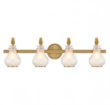 Savoy House Canada 8-4417-4-322 - Adams 4-Light Bathroom Vanity Light in Warm Brass