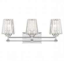 Savoy House Canada 8-6001-3-109 - Garnet 3-Light Bathroom Vanity Light in Polished Nickel