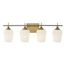 Savoy House Canada 8-6030-4-322 - Octave 4-Light Bathroom Vanity Light in Warm Brass